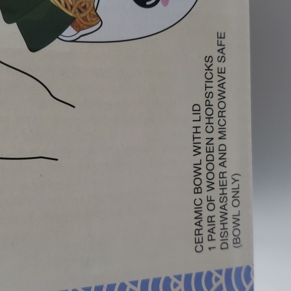 510- Mad Engine Noodle Bowl With Chopsticks NWT - Picture 7 of 9